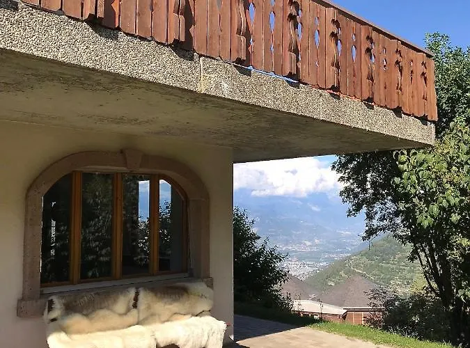 Daire La Tulipe, Mountain View, Terrace, Bbq Nendaz